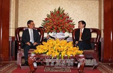 胡志明市与老挝阿速坡省促进在多领域合作