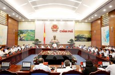 越南政府5月份例行会议讨论经济社会发展情况