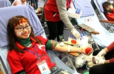 越南100名无偿献血先进个人受表彰