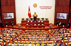 越南第十四届国会第一次会议拉开序幕（组图）