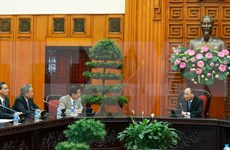 越南政府总理阮春福会见日本经济组织联合会代表团