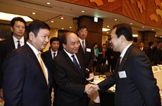 越南政府总理阮春福在日本开展的各项活动