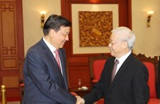 中共中央政治局常委、中央书记处书记刘云山对越南进行访问