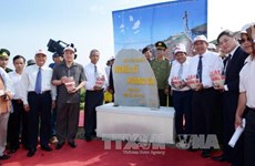 黄沙兵纪念区在广义省李山岛县正式动工兴建