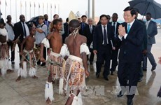 越南国家主席张晋创出访莫桑比克的相关活动