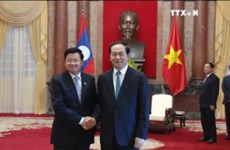 越南高级领导分别会见通伦•西苏里总理