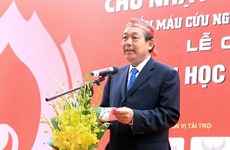 张和平副总理出席2017年“红色周日—献血救人日”活动