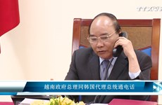  阮春福总理与韩国代理总统兼总理黄教安通电话