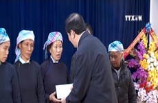 国家主席陈大光走访慰问老街省优抚家庭及贫困户