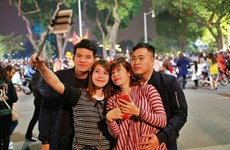 越南河内居民喜迎2017丁酉鸡年春节到来（组图）