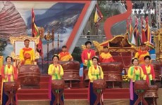 广宁省翁门祠庙会被授予国家级非物质文化遗产证书