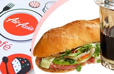 亚洲航空公司将越南面包加入飞机餐菜单