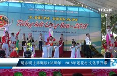 胡志明主席诞辰128周年：2018年莲花村文化节开幕