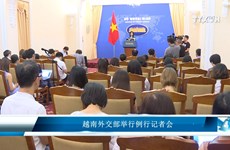 越南外交部举行例行记者会