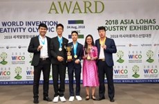 越南学生在2018年世界发明创意竞赛赢得3枚金牌