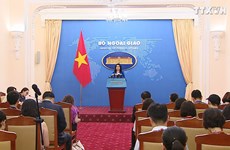 越南外交部例行记者会在河内举行