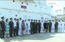 印度海岸警卫队“印度风”号巡逻舰访问越南岘港市