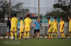 组图：越南足球队为亚洲U23锦标赛做好准备
