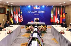 组图：第36届东盟峰会全体会议以视频形式召开