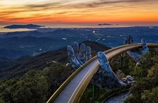 岘港市巴拿山旅游度假区正式开通直达金桥的缆车