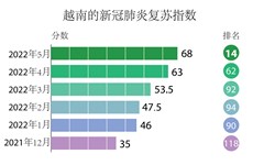 图表新闻：越南“新冠肺炎复苏指数” 排名提升48位