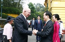 越南国家主席与澳大利亚总督举行会谈