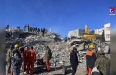 土叙地震：越南救援队全力搜救发现3处有遇难者