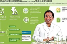 图表新闻：旅居日本的越南科学家被列入Research.com 顶级科学家排名榜