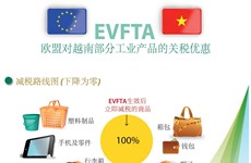 图表新闻：EVFTA  欧盟对越南部分工业产品的关税优惠