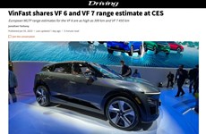 VinFast电动车在CES 2023上获国际媒体盛赞
