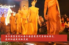 600多款越南传统奥黛设计在文庙-国子监精彩亮相
