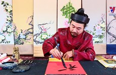 春节书法艺术节热闹登场