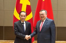 越共中央对外部部长黎怀忠对中国进行工作访问