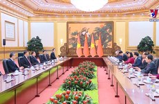 越南国会主席王廷惠会见中共中央总书记、中华人民共和国主席习近平