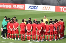 Asian Cup 2019:越南球队为迎战伊朗球队做好准备（组图）