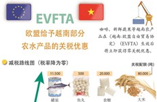 图表新闻：EVFTA--欧盟给予越南部分农水产品的关税优惠