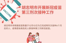 图表新闻：胡志明市开展新冠疫苗第三剂次接种工作