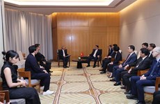 越南政府总理范明政会见印尼各家龙头企业领导