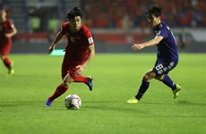2019年亚洲杯1/4决赛：日本队1-0险胜越南队（组图）