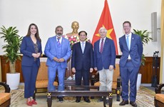 越南外交部部长裴青山会见美国国会众议院议员代表团