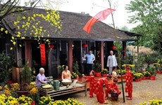 越南民族传统春节的插春幡子