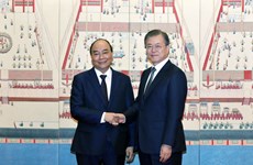 组图：政府总理阮春福对韩国进行正式访问