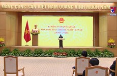越南政府总理范明政主持越南建国76周年纪念典礼