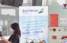 越竹开通越南至英国直达定期商业航班