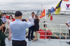 岘港至李山岛高速船开通  将岘港至李山岛的通行时间缩短至2个多小时