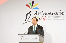  越南国家主席陈大光出席第16届法语国家组织峰会的活动报道