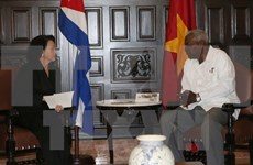 越南国会主席阮氏金银在古巴开展的系列活动