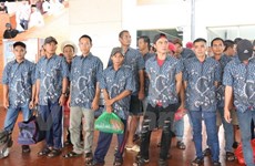 印尼将39名越南渔民释放回国