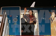  阮氏金银主席圆满结束访印和出席第十一届全球女性议长峰会之旅
