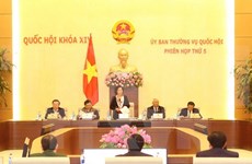 越南第十四届国会常委会第五次会议在河内隆重召开